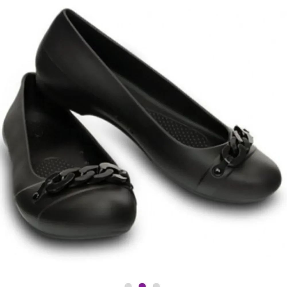 CROCS GIANNA LINK ROUND TOE WOMEN BALLET FLAT